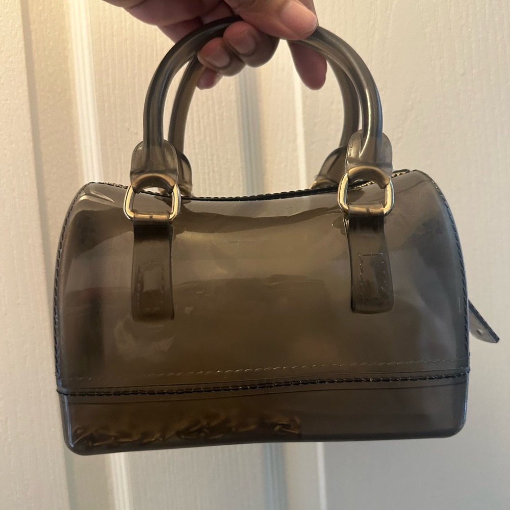 Orange Transparent Handbag - Picture 2 of 4